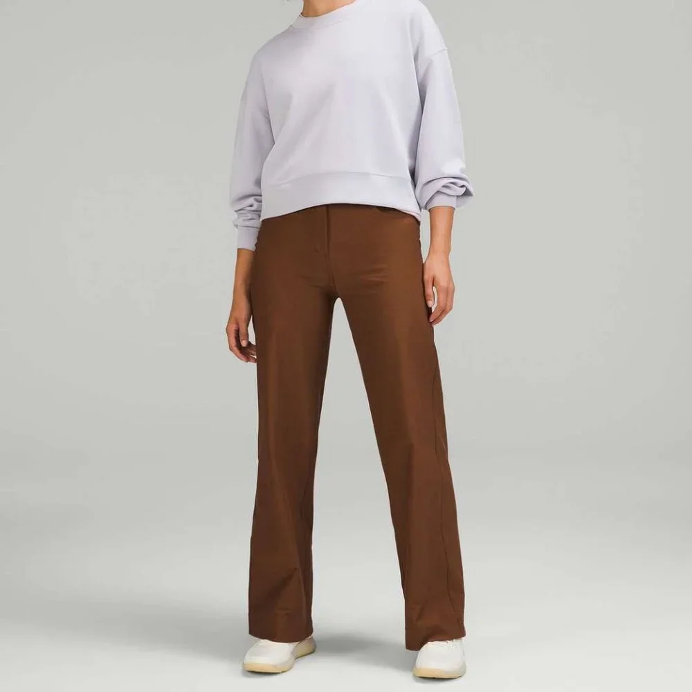 Lululemon City Sleek 5 Pocket Wide-Leg High-Rise Pant *Light Utilitech, size 24 - Picture 1 of 6